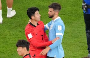 Rodrigo Bentancur and Son Heung-min