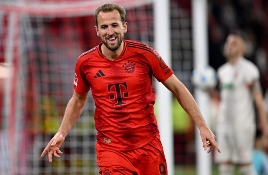 Harry Kane of Bayern Munich