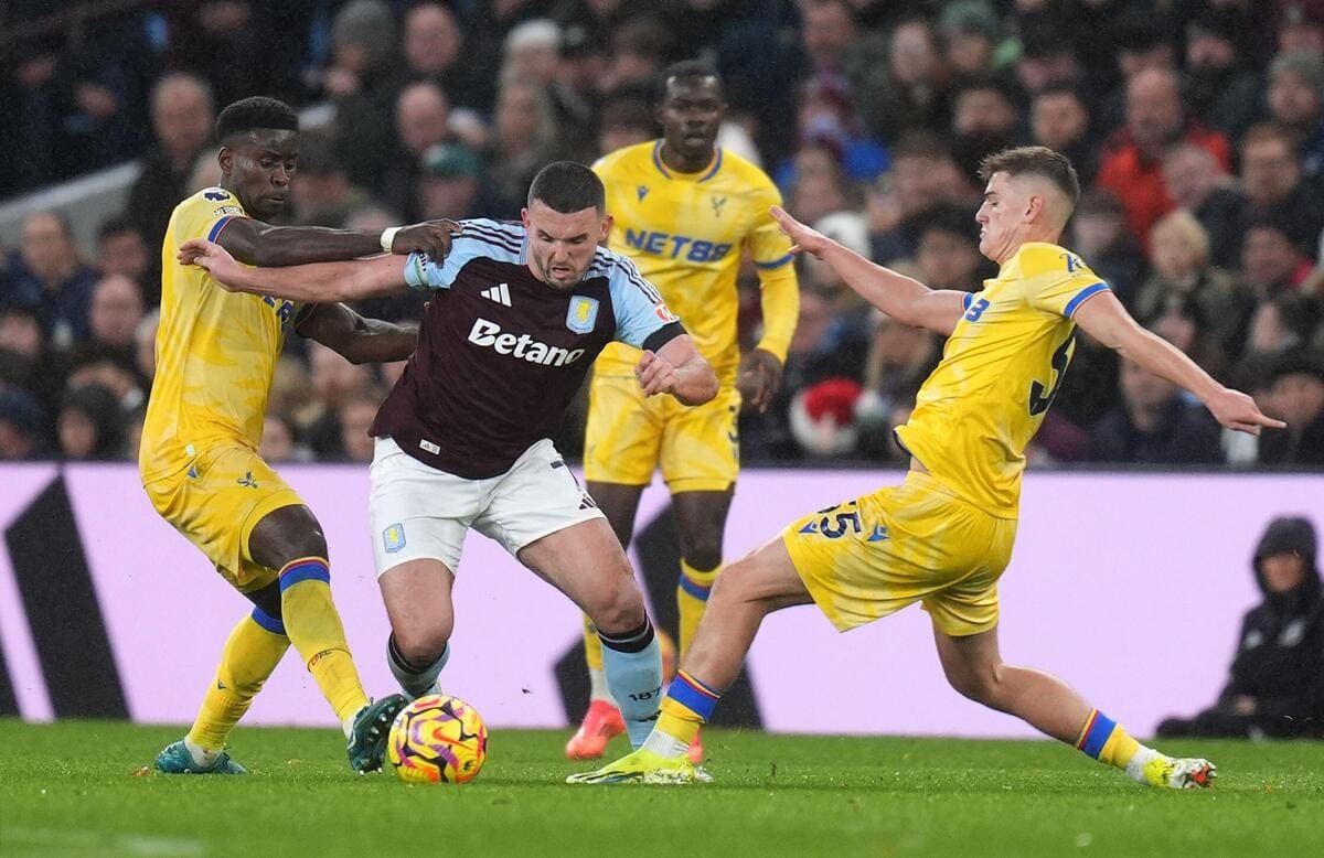 LIVE – Aston Villa 2-2 Crystal Palace: Out-of-form Villa look to get back to winning ways