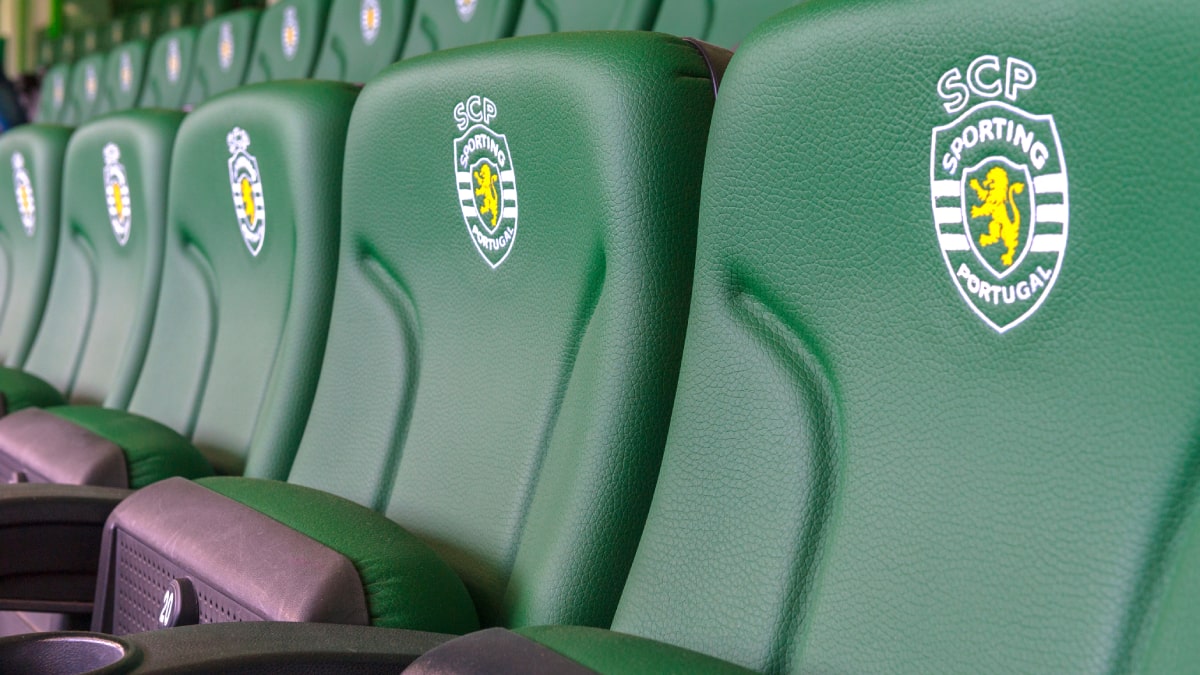 Sporting Lisbon CP football club stadium seats