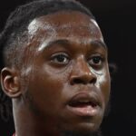 Aaron Wan-Bissaka playing football