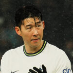 Son Heung-min playing football for Tottenham