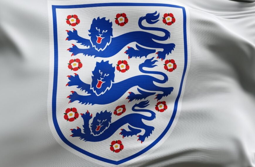 England football flag and logo