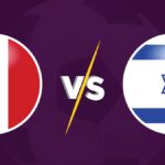 France vs Israel football flags