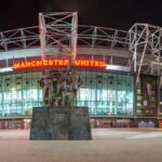 The Old Trafford stadium home of Manchester United Football Club