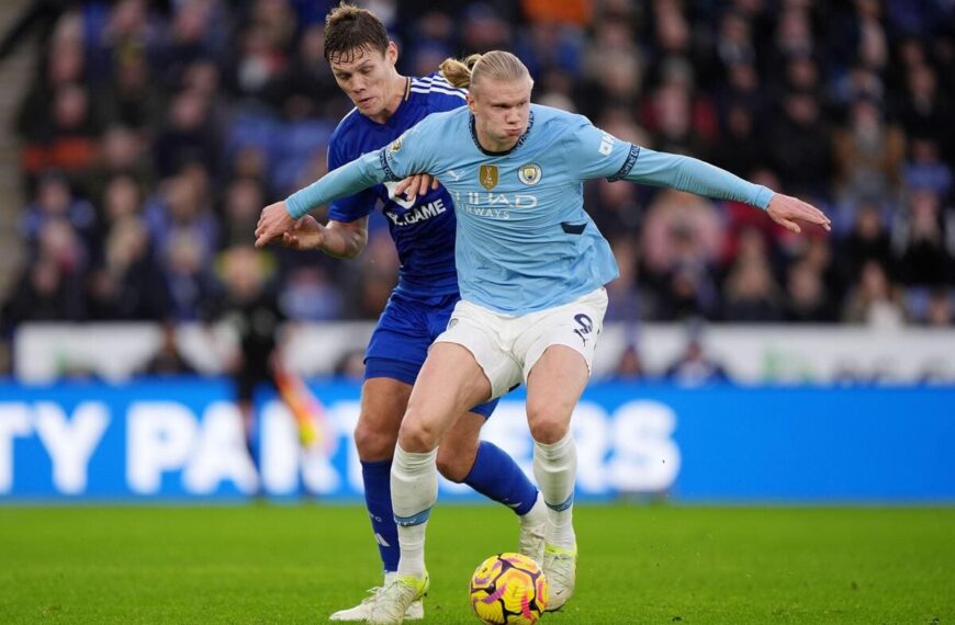 LIVE – Leicester City 0-2 Manchester City: Haaland scores for City against the run of play