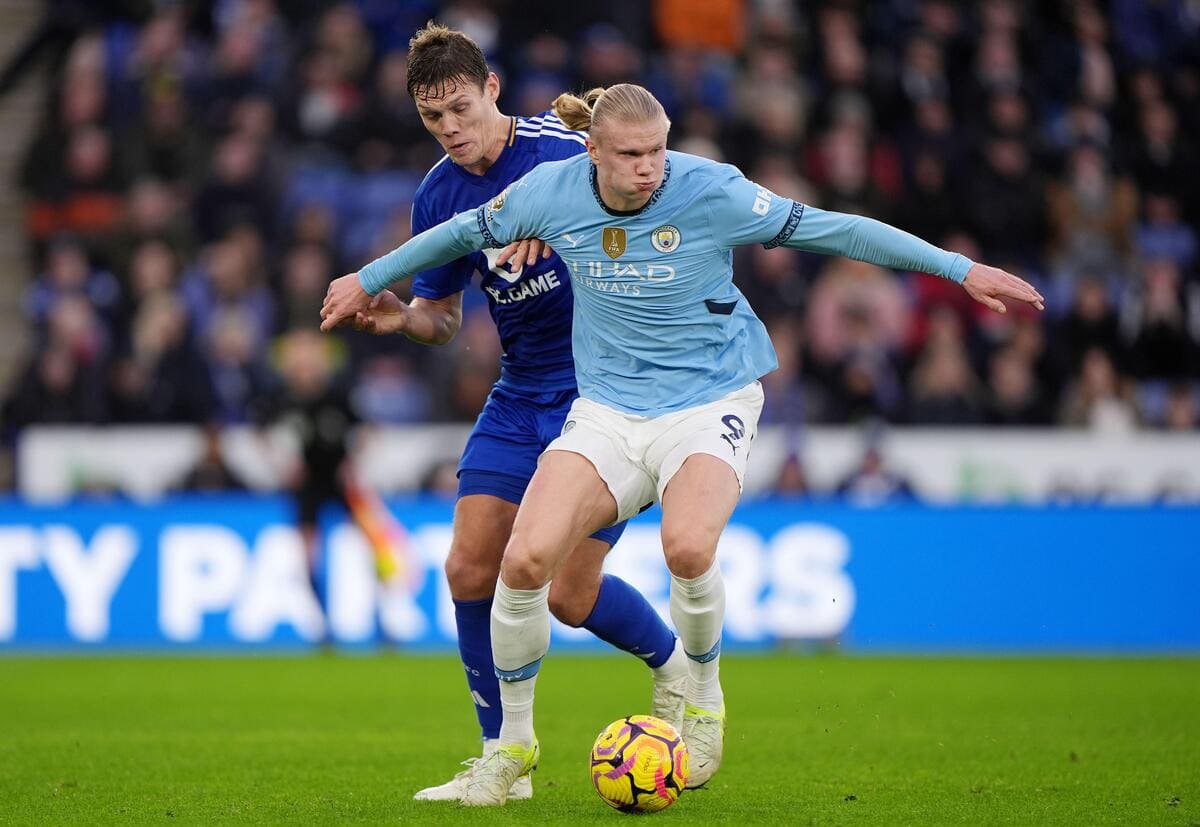 LIVE – Leicester City 0-2 Manchester City: Haaland scores for City against the run of play