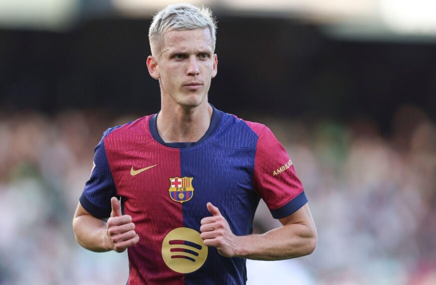 Dani Olmo of Barcelona