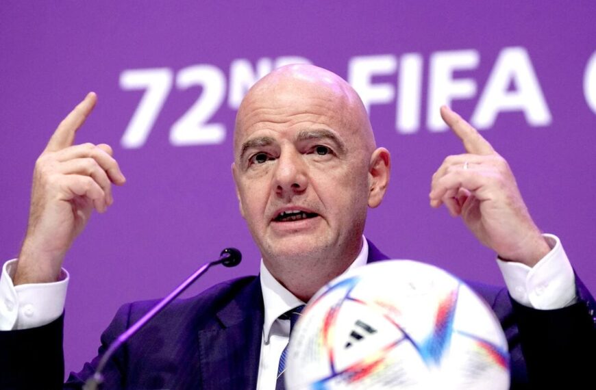 Infantino preaches a message of unity after handing Saudi Arabia the 2034 World Cup