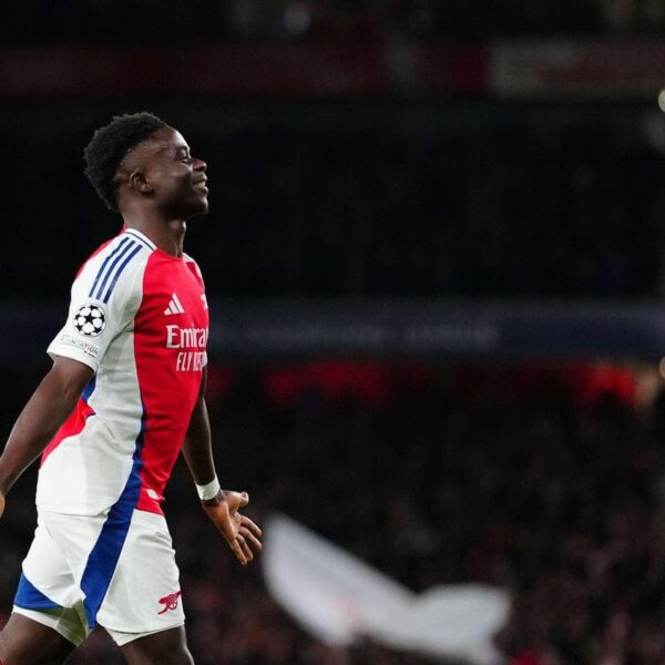 Arsenal 3-0 Monaco: Saka brace earns Gunners valuable victory