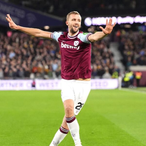 Soucek dedicates goal to ‘favourite’ Antonio as West Ham get huge win vs Wolves