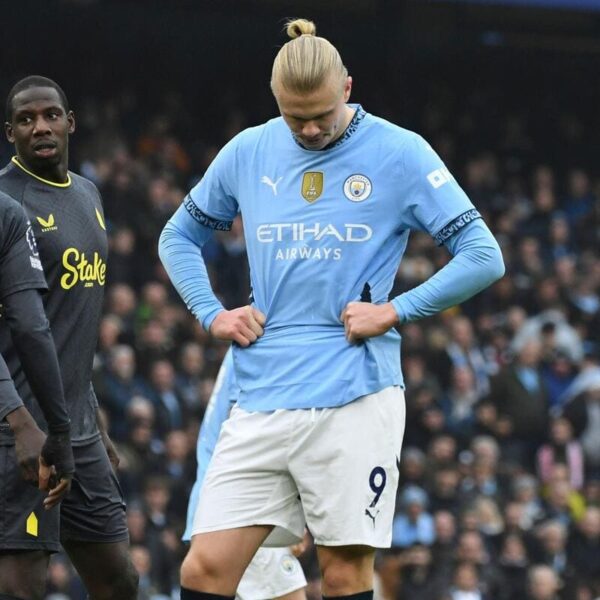 Manchester City 1-1 Everton: Haaland has penalty saved in dull draw