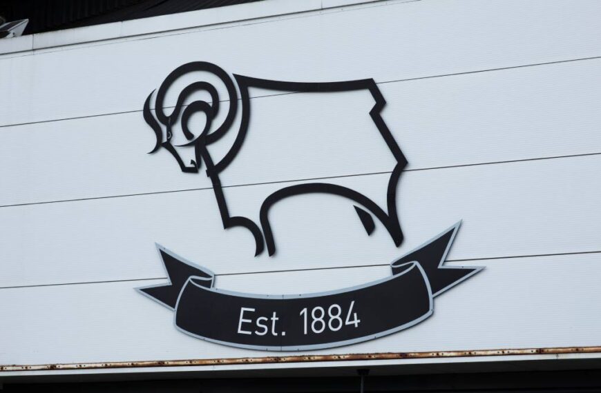 The logo and badge of Derby County Football Club