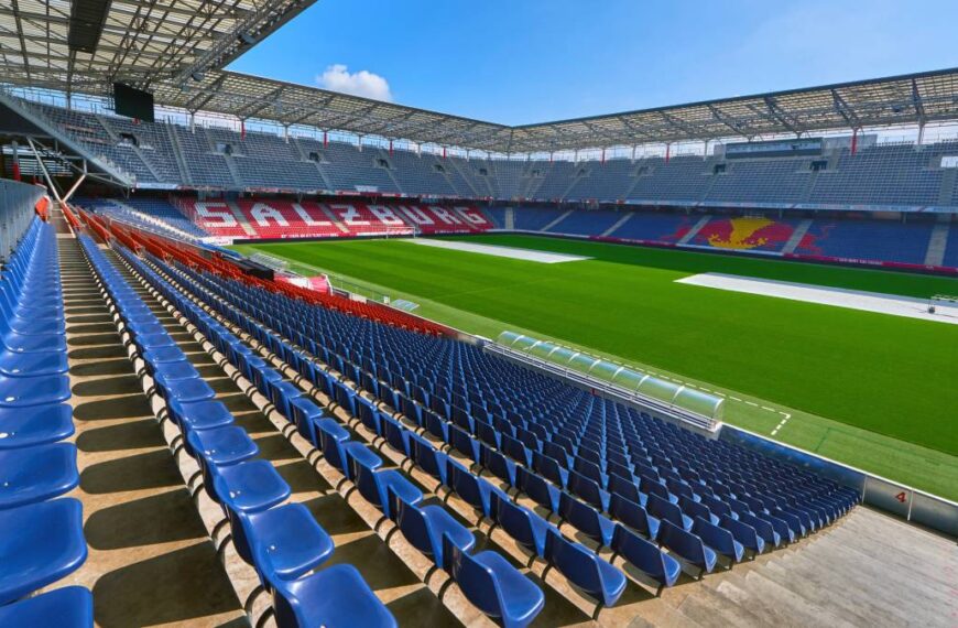 The Red Bull Arena home of Austrian Bundesliga football club Red Bull Salzburg