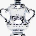 A photo of the English FA Cup trophy