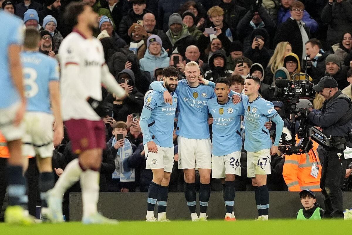 Manchester City 4-1 West Ham: Rampant City starting to rediscover winning formula