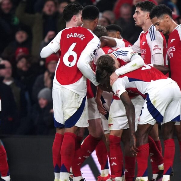 Arsenal 2-1 Tottenham: Trossard strike earns Gunners derby win