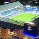 The Goodison Park stadium of Everton Football Club