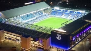 The Goodison Park stadium of Everton Football Club