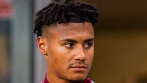 England international Ollie Watkins playing for Aston Villa Football Club