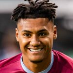 England international Ollie Watkins playing for Aston Villa Football Club