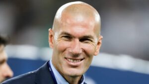 Football manager Zinedine Zidane during his time at Real Madrid