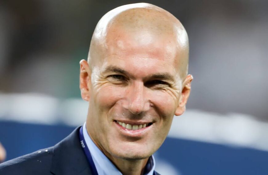 Football manager Zinedine Zidane during his time at Real Madrid