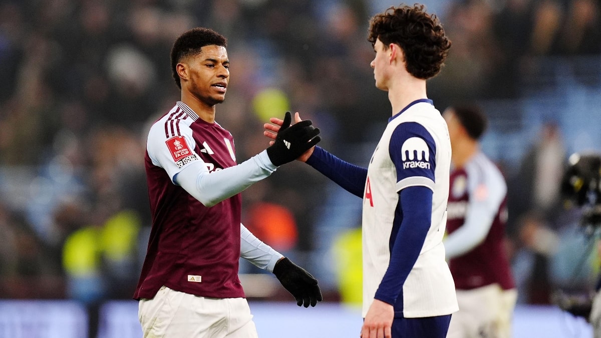 Villans dump sorry Spurs out of FA Cup as Marcus Rashford makes debut