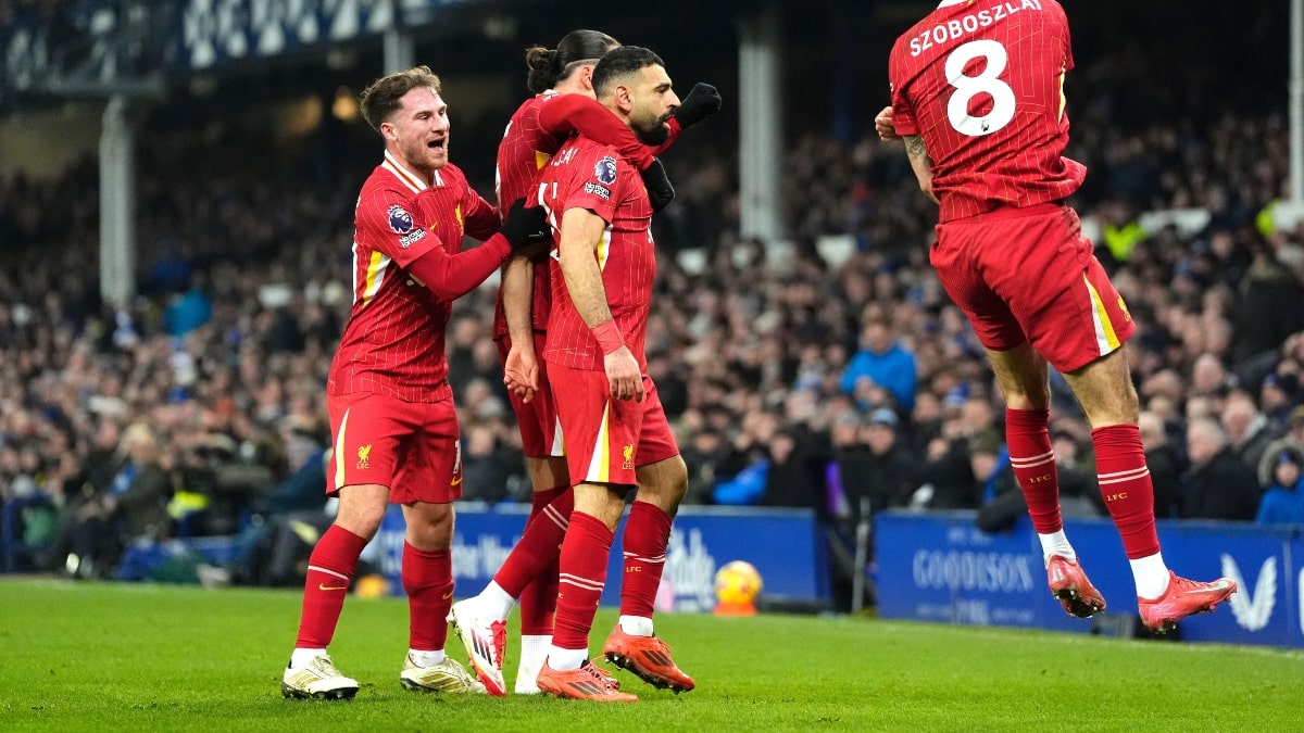 Controversial Tarkowski leveller sparks chaotic end to final Merseyside derby at Goodison Park